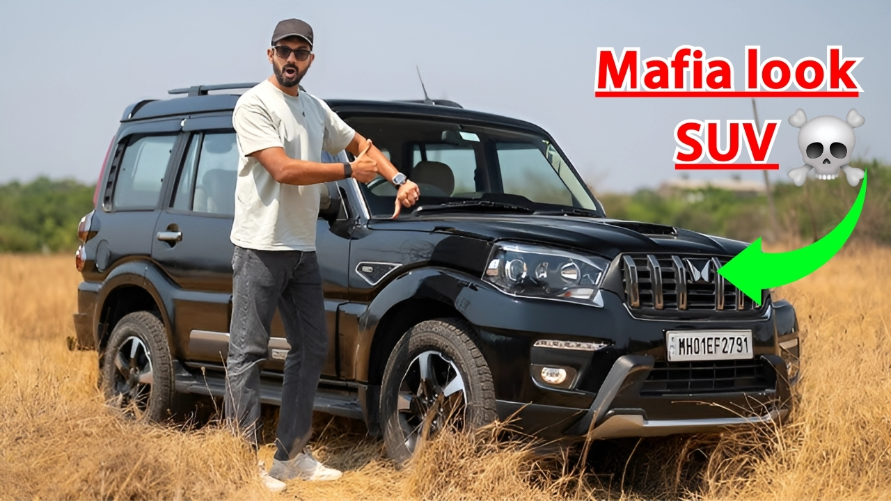 Mahindra Scorpio Classic – Mafia look SUV launch with full dhakad black theme